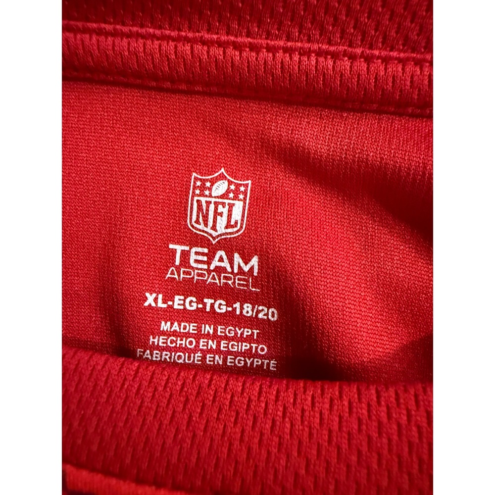 NFL Team Apparel Tampa Bay Buccaneers Kids XL 18/20 Red Digi Camo Shirt NWT - Picture 4 of 6
